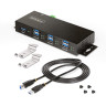7-Port Managed Industrial USB Hub 5Gbps