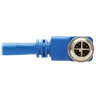 M12 Cat6a Ethernet Cable Blue 5 m