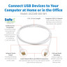 USB-A To USB-B Antibacterial Cbl 1.83m