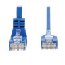 Cat6 Down Right Angle Slim UTP Blue 1.5M