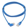 Cat6 Cable Rght Angle Slim UTP Blue 1.5M