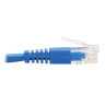 Cat6 Up Right Angle Slim UTP Blue 6.09M
