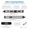 USB C Docking Station USB HDMI Vga Gbe