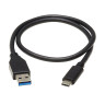 USB C To USB-A Cable 10 Gbps M/M 50.8 Cm
