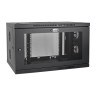9U Wallmount Rack Wide Cable Management