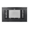 9U Wallmount Rack Wide Cable Management