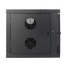 9U Wallmount Rack Wide Cable Management