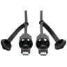 USB-A to USB-A M/M Cable Industrial 1M