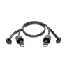 USB-A to USB-A M/M Cable Industrial 1M