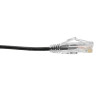 Cat6 Gigabit Snagless UTP Slim BLK 1.52m