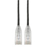 Cat6 Gigabit Snagless Slim Black 15.24cm