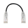 Cat6 Gigabit Snagless Slim Black 15.24cm
