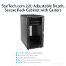 22U 36 Knock-Down Server Rack w/Casters