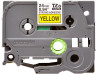 TZES651 Black On Yellow Strong Label Tap