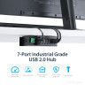 Rugged Industrial 7 Port USB Hub