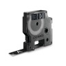 D1 Tape Durable 12mmx3M White on Black