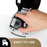 D1 Tape Durable 12mmx3M White on Black