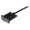 2m DB9 RS232 Serial Null Modem Cable