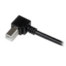 2m USB 2.0 A to Right Angle B Cable