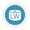 LW Ret Add Inter Label White 25x54