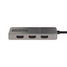 3-Port USB-C to HDMI MST Hub 4K 60Hz