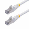 1m White CAT8 Ethernet Cable - LSZH