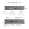 USB-C Dock - 4K Quad Monitor - 100W PD